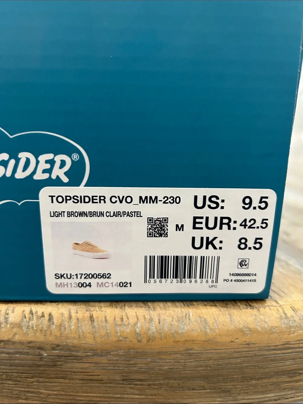 Sperry Mens Top Sider - Size 9.5